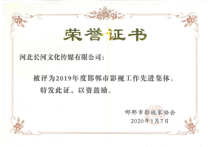 邯鄲市影視家協(xié)會2020年新年年會    長河傳媒百花爭艷